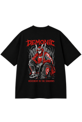 Demonic Oversized Tee - Anime Inspired