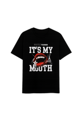 Bold Statement Tee – It's My Mouth - BlackCat