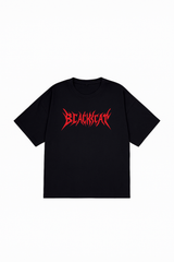 BlackCat - Oversized Tee in Red