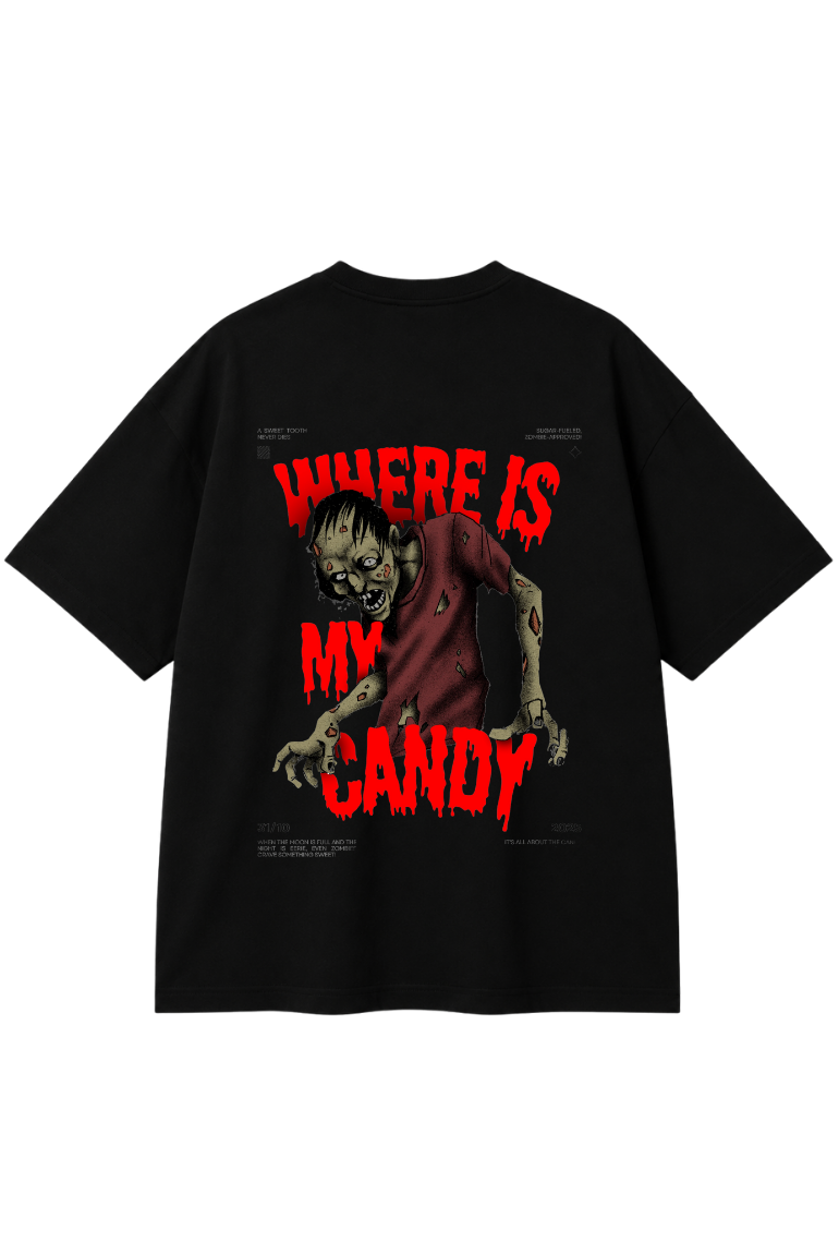 Where Is My Candy? - Oversized Tee