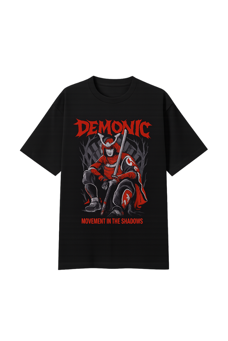 Demonic T- Shirt - Anime Inspired - BlackCat