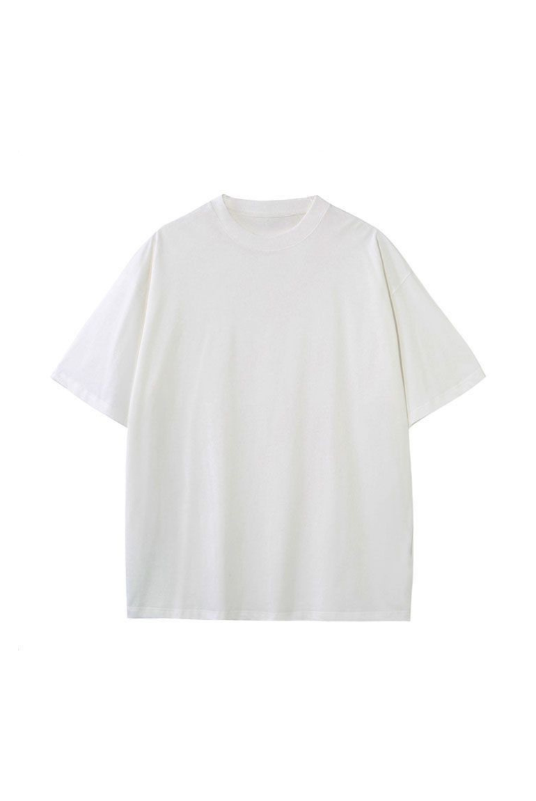 Classic White Oversized T-Shirt – Unisex Streetwear - BlackCat