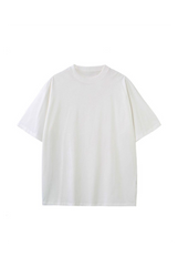 Classic White Oversized T-Shirt – Unisex Streetwear - BlackCat