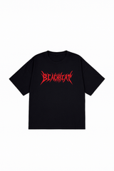 BlackCat - Oversized Tee in Red